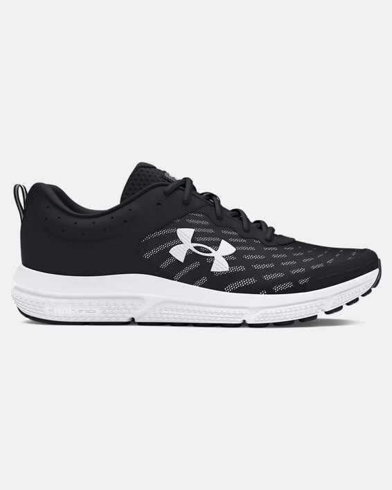 Men’s Size 10 – Under Armour Charged Assert 10 Black White