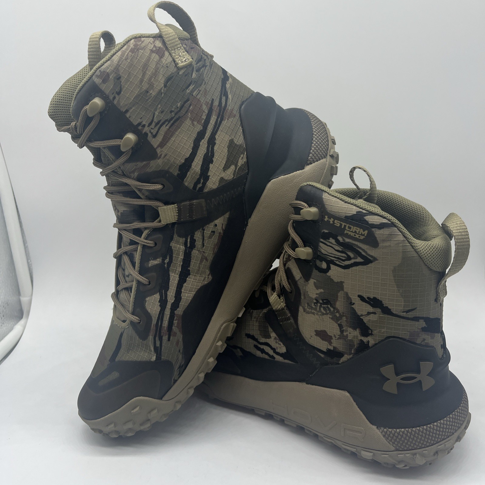 Under Armour HOVR 3023105-900 Tactical Camo Boots/ Mens Sz 8.5 Women’s Sz 10