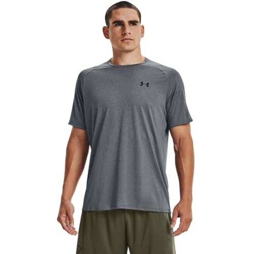 1345317 UNDER ARMOUR TECH 2.0 NOVELTY SHORT-SLEEVE T-SHIRT MEN MD/M GRAY