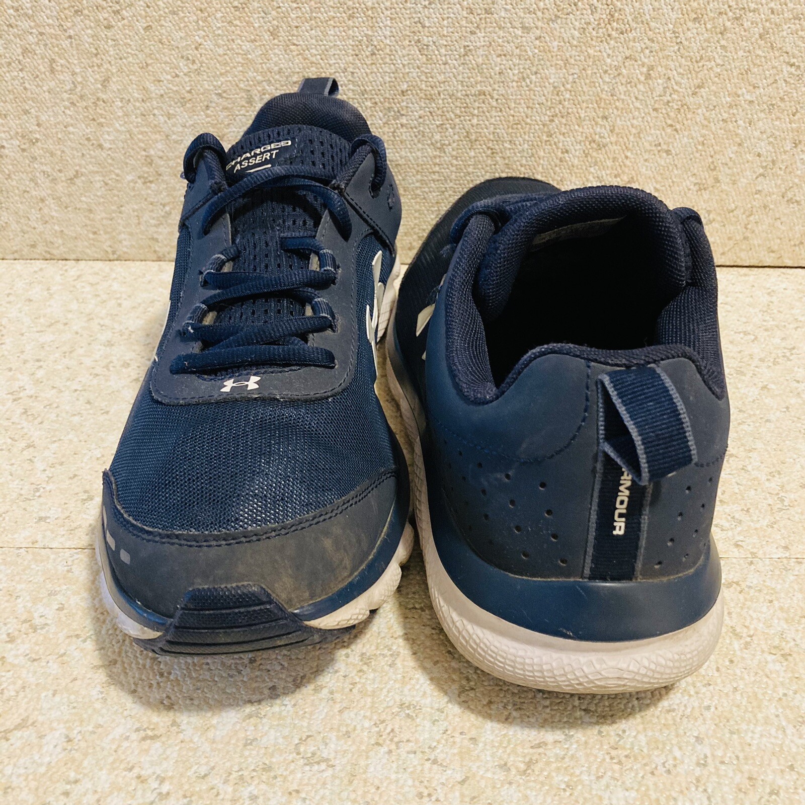 Under Armour Charged Assert 8 3021952-401 Running Shoe, Men’s Size 10 Navy Blue