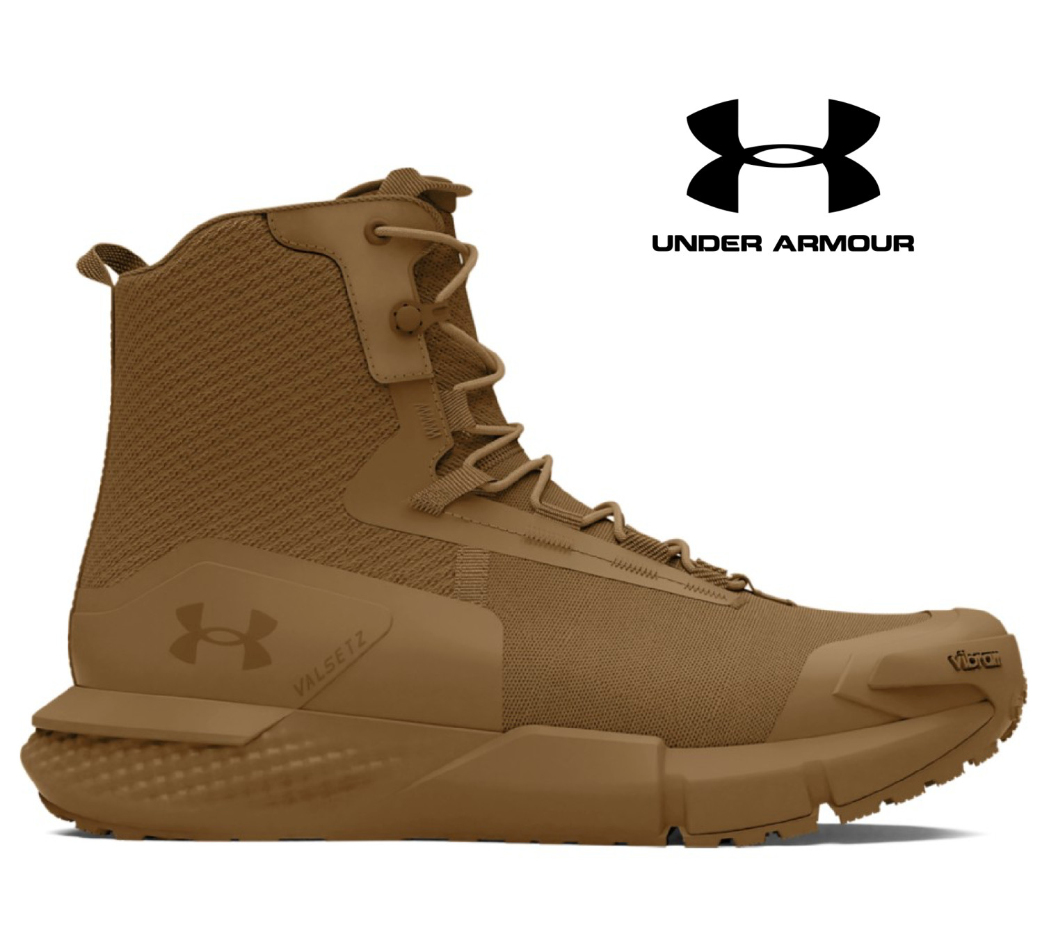 UNDER ARMOUR MEN’S UA CHARGED VALSETZ 8″ COYOTE MILITARY BOOTS 3027381-200 [NEW]