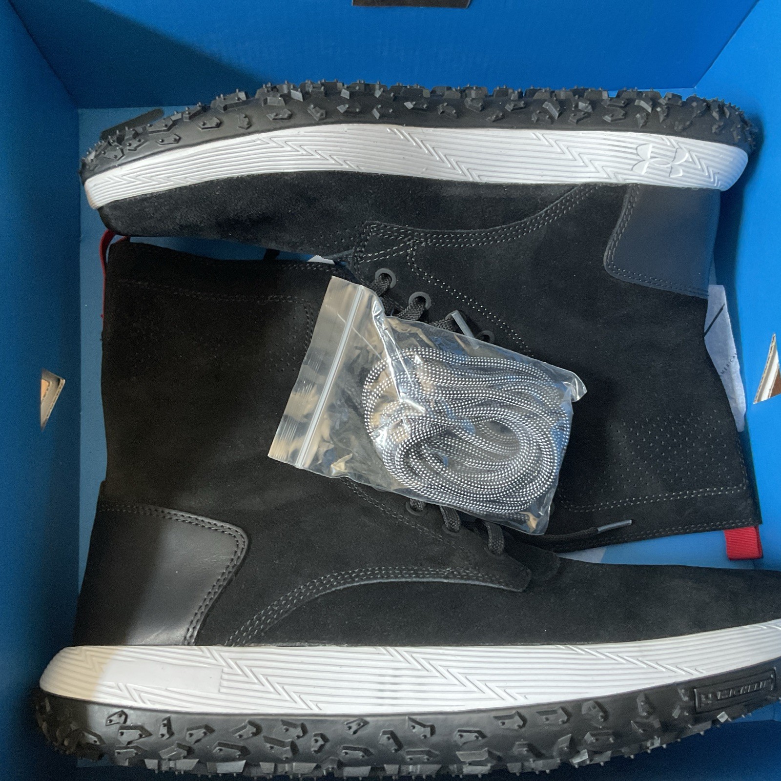 UNDER ARMOUR  MICHELIN  BLACK BOOTS SIZE 9 USA men RARE