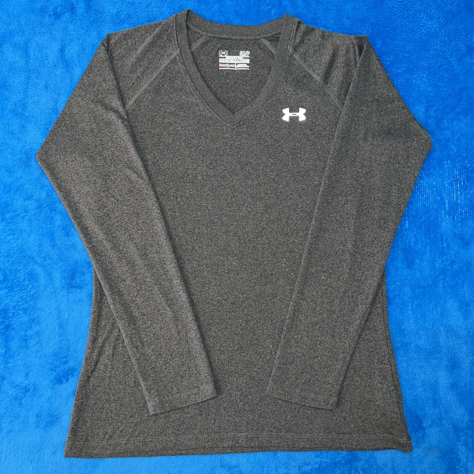 Under Armour HeatGear Compression Long Sleeve Shirt Mens Sz Small FAST SHIPPING