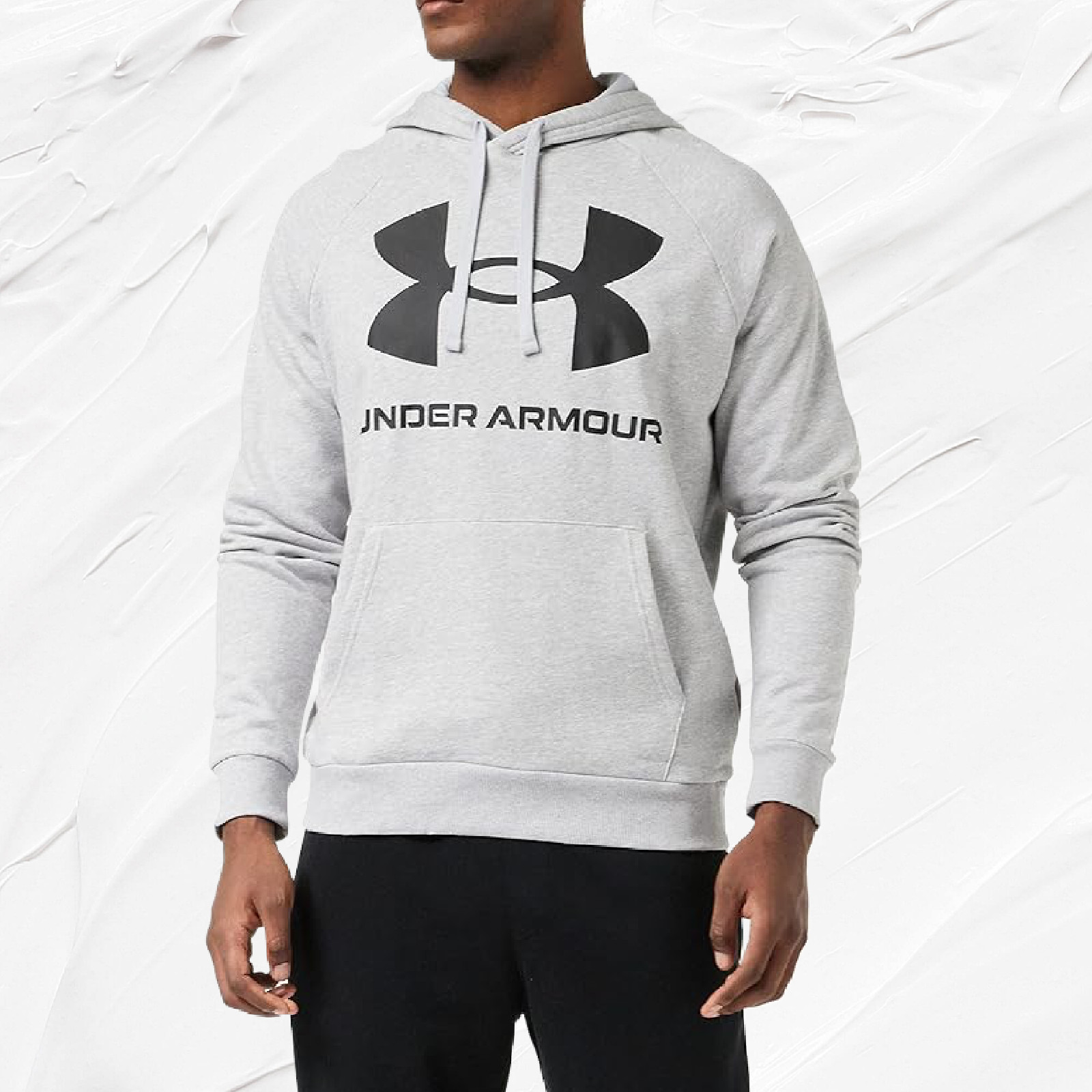 Under Armour Size M Men’s UA Big Logo Fleece Hoodie, Hooded Pullover Sweatshirt