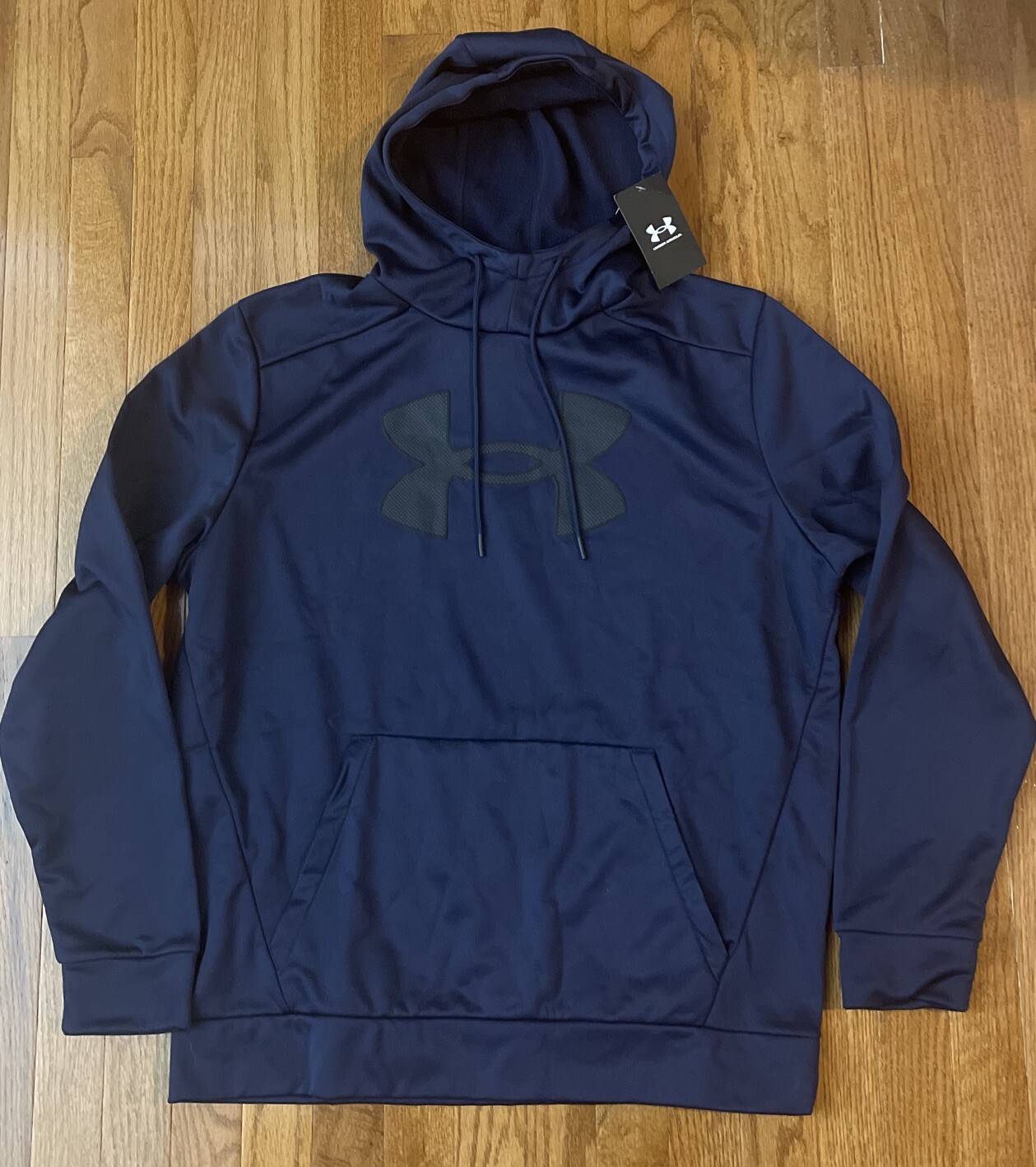 Under Armour Men’s Armour Fleece Big Logo Hoodie 1373352-410 Large