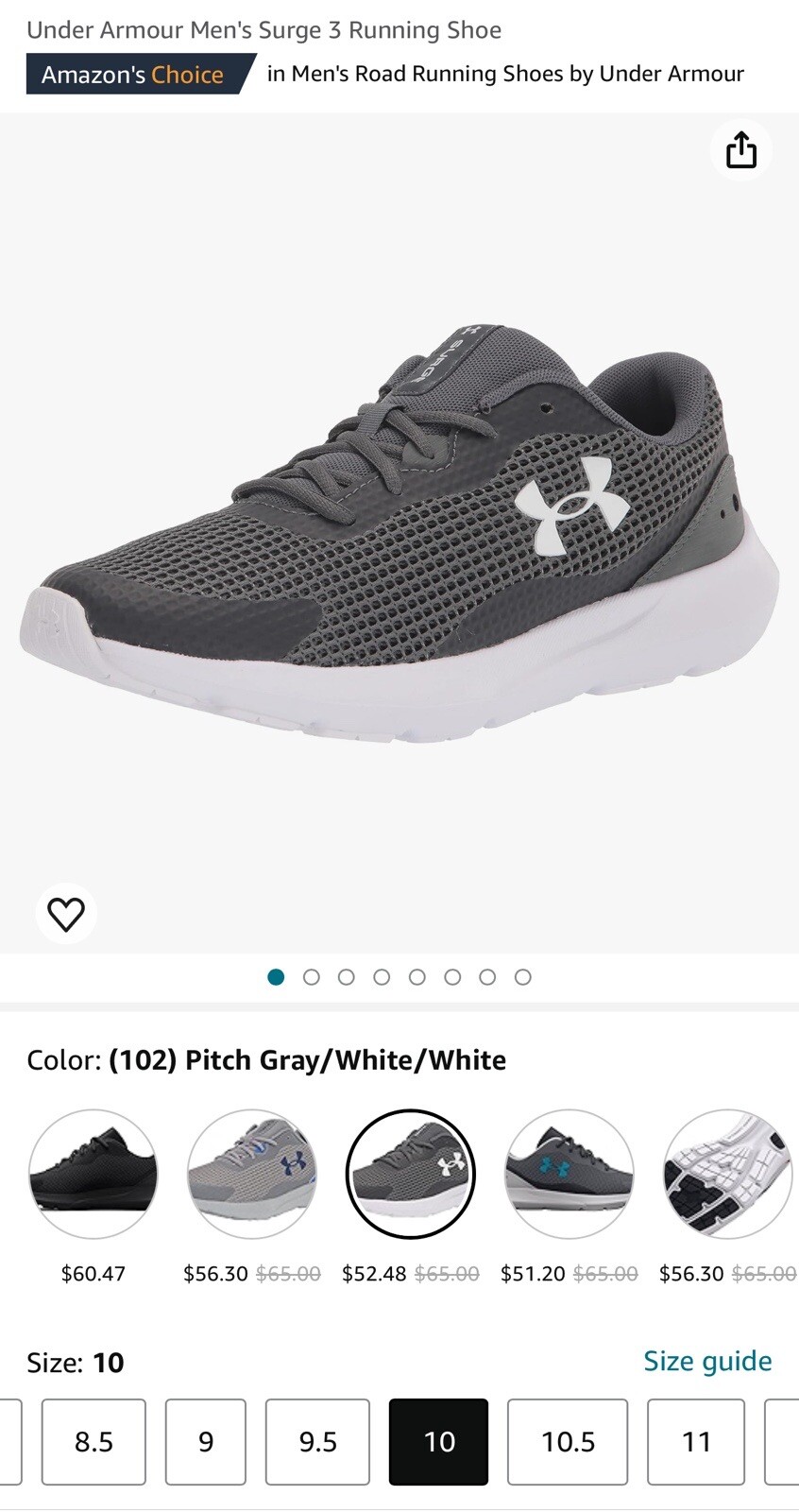 Under Armour Surge 3 Shoes