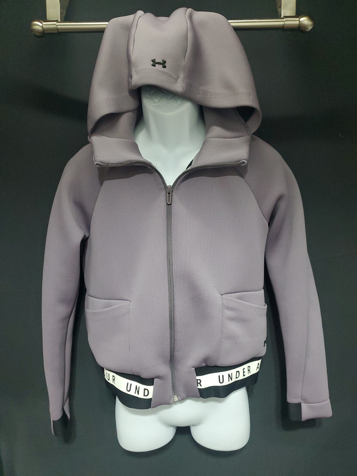 UNDER ARMOUR Unstoppable Move Full Zip Hoodie Polyester Jacket 1317820 Womans…