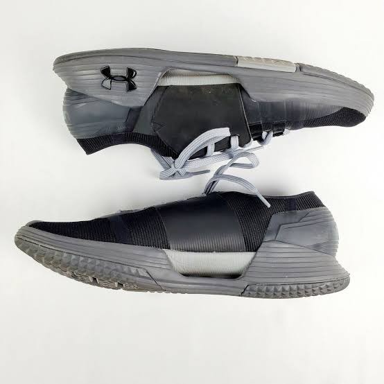 Under Armor UA Mens Speedform AMP 2.0 Black/Gray Training Athletic Shoes