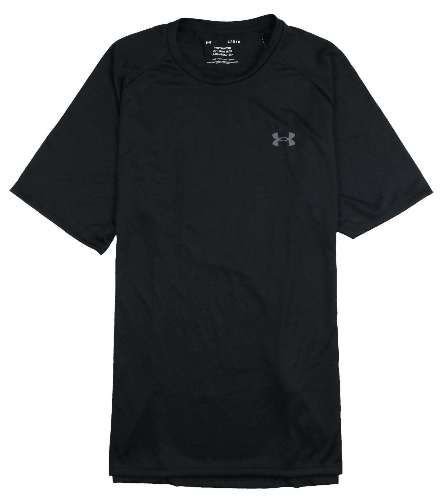 UNDER ARMOUR UA Tech 2.0 Logo Training T-Shirt sz XL X-Large Black Loose