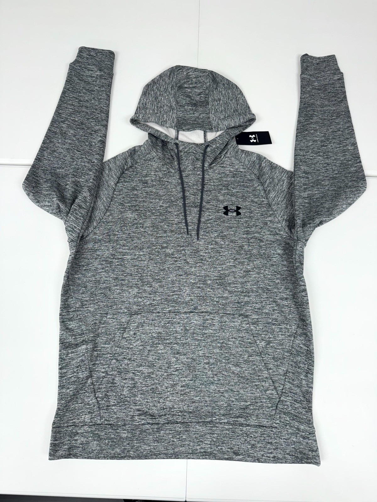 Under Armour Fleece Twist Hoodie Mens Heather Gray 1373405 Pick Size
