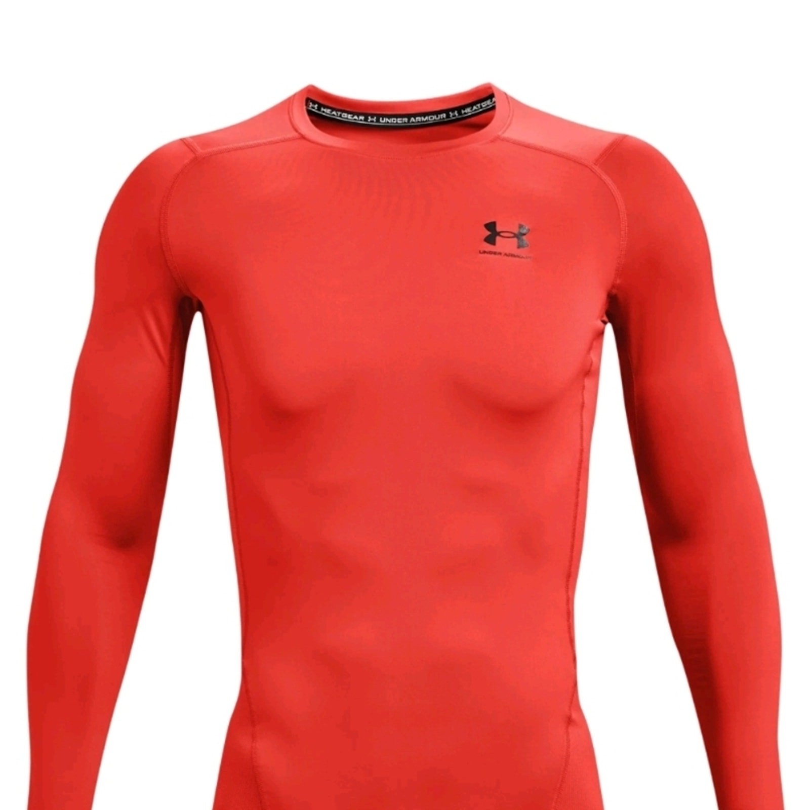 NWT Under Armour Compression Long Sleeved Men’s Size M Red HeatGear (0256)