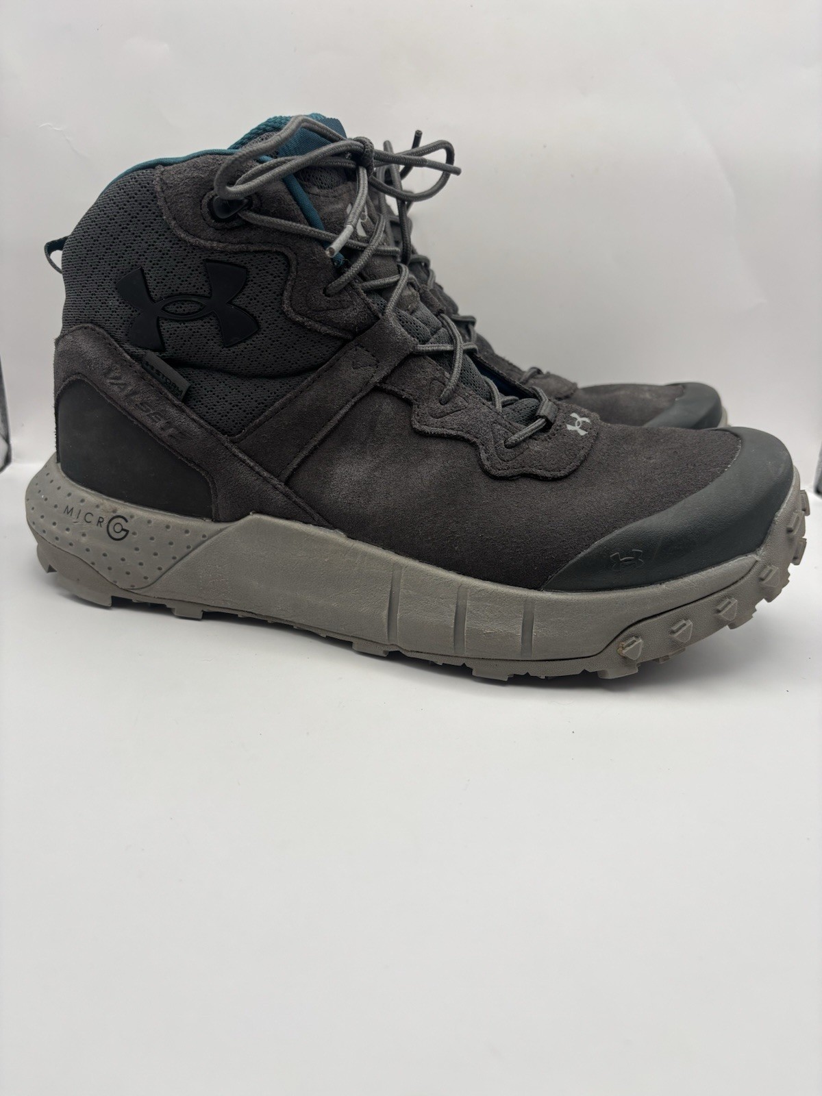 Under Armour Micro G Valsetz Trek Mid Leather Waterproof Tactical Boots Men 10