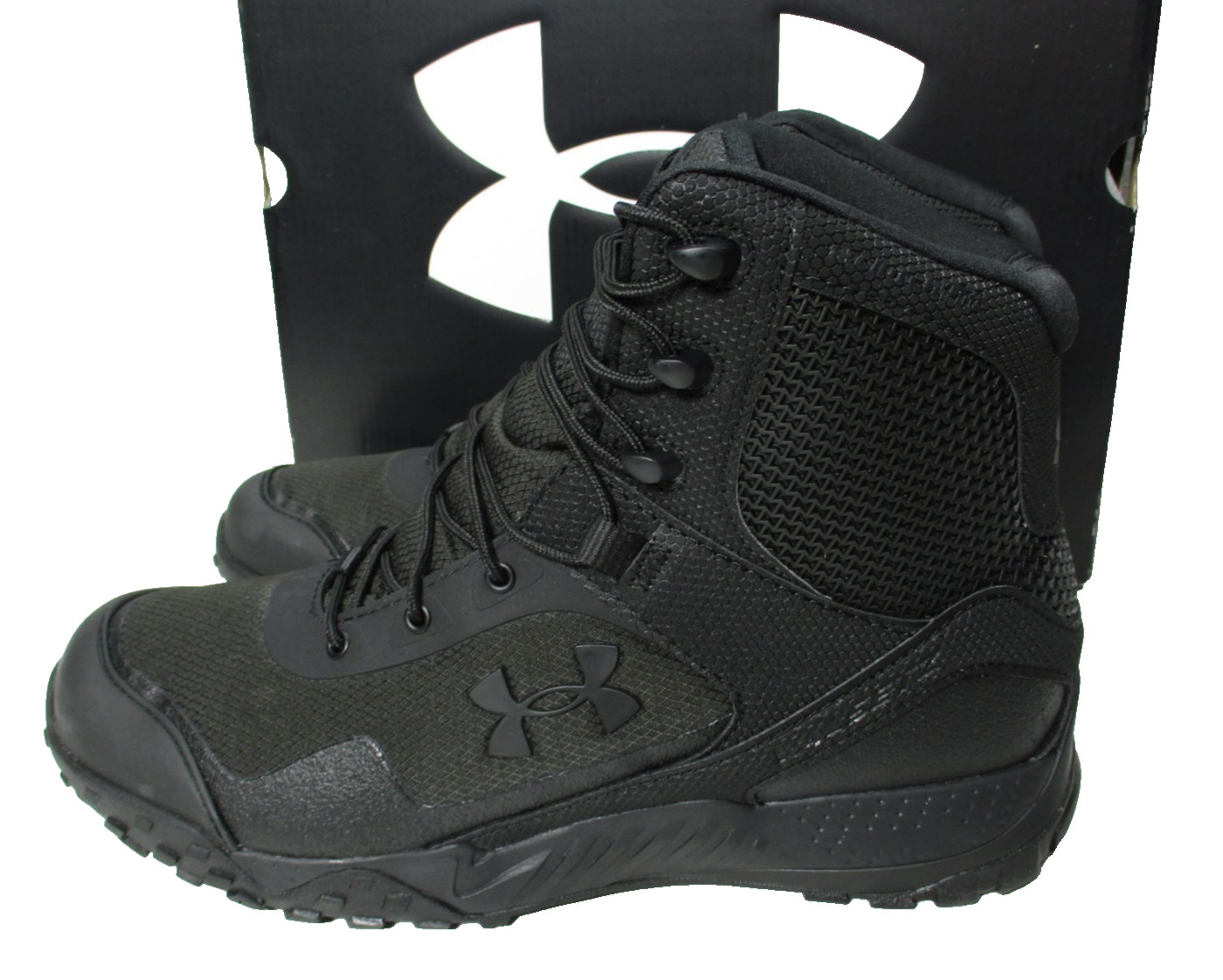 Under Armour Valsetz RTS 1.5 Military Black Lace Up Tactical Boots Mens Sz 12