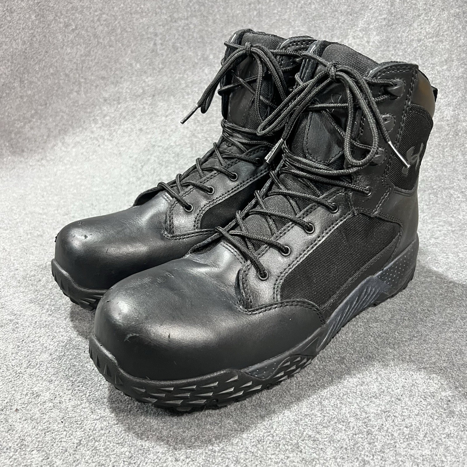 Under Armour Stellar Tactical Composite Toe Black Boots Men’s Size 11.5