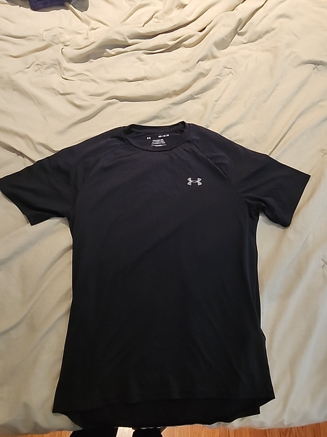 Under Armour “the tech Tee” Tshirt Short Sleeve M Mens Black