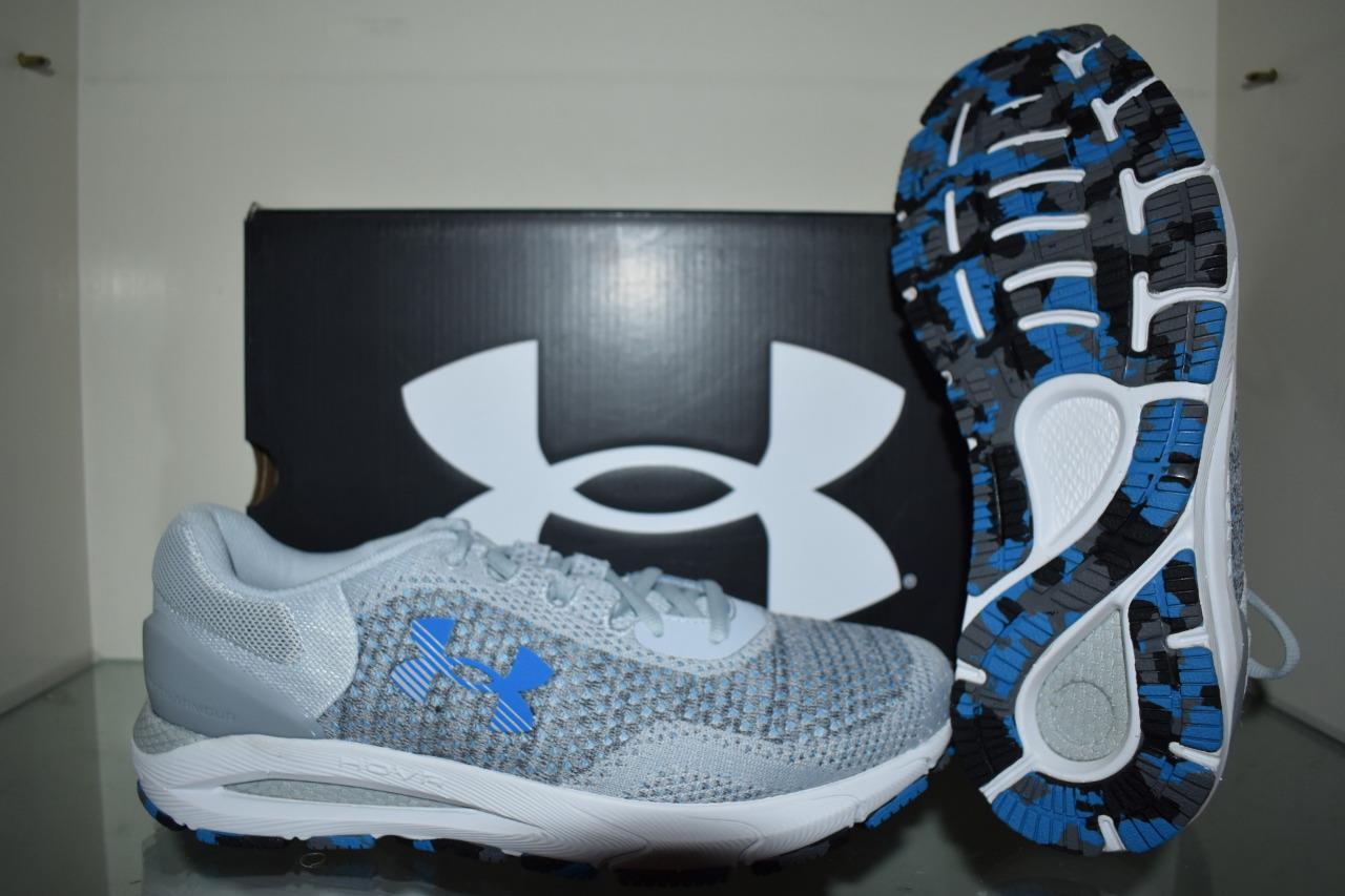 Under Armour Men’s UA HOVR™ Intake 6 Running Shoes  3026134 107 Gray/Blue NIB