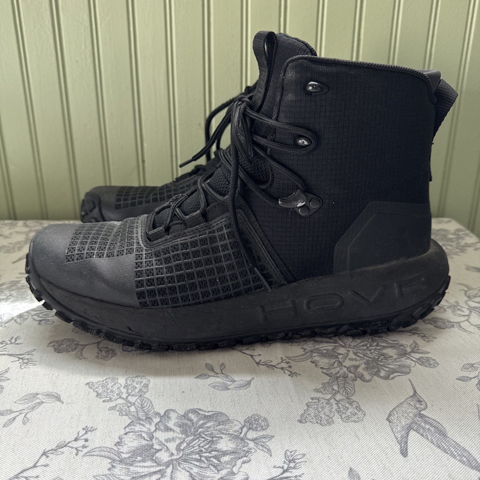 Size 11.5 Under Armour UA HOVR Infil Men’s Tactical Boots Black 3026369-001