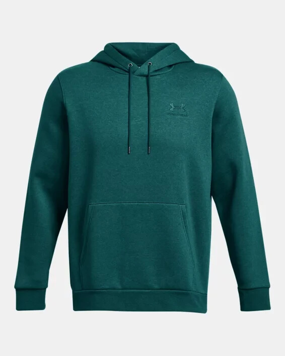 New with Tags-Under Armour Men’s UA Icon Fleece Hoodie Heather Teal -Medium