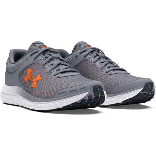UNDER ARMOUR MEN’S CHARGED ASSERT 10 RUNNING – SIZE MEN 7, STEEL/STEEL/ATOMIC