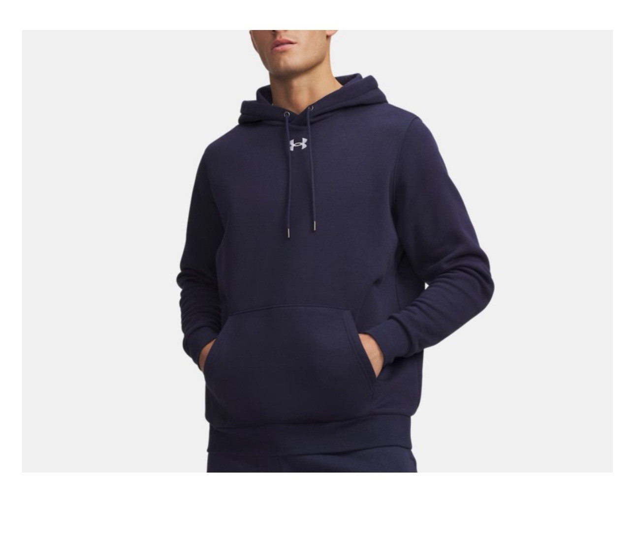 Under Armour Men’s Team Icon Fleece Hoodie Midnigh Navy XL