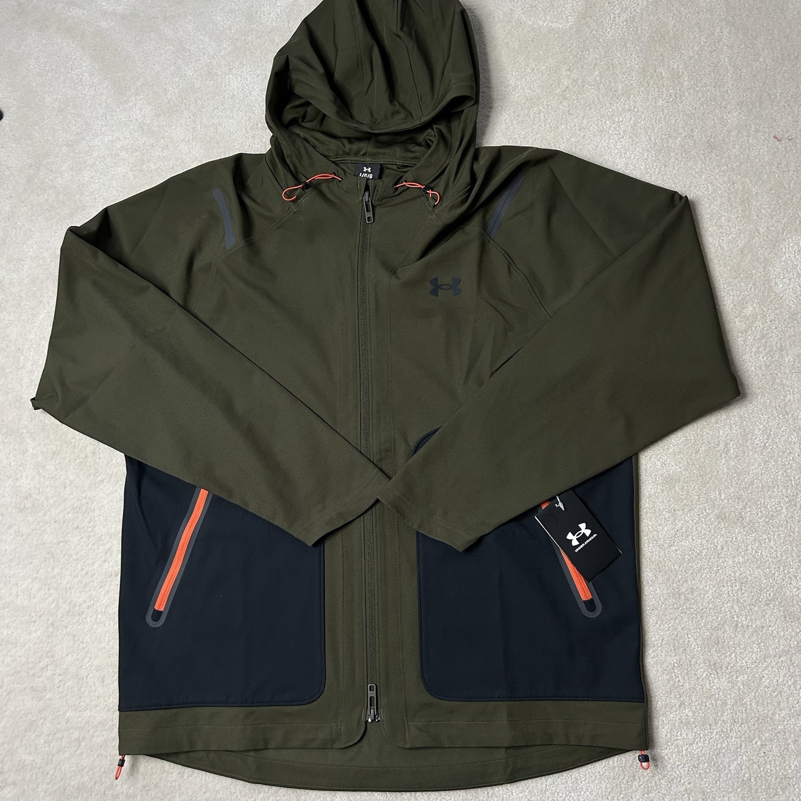 Under Armour Unstoppable Jacket Men’s Large Workout Training Lightweight
