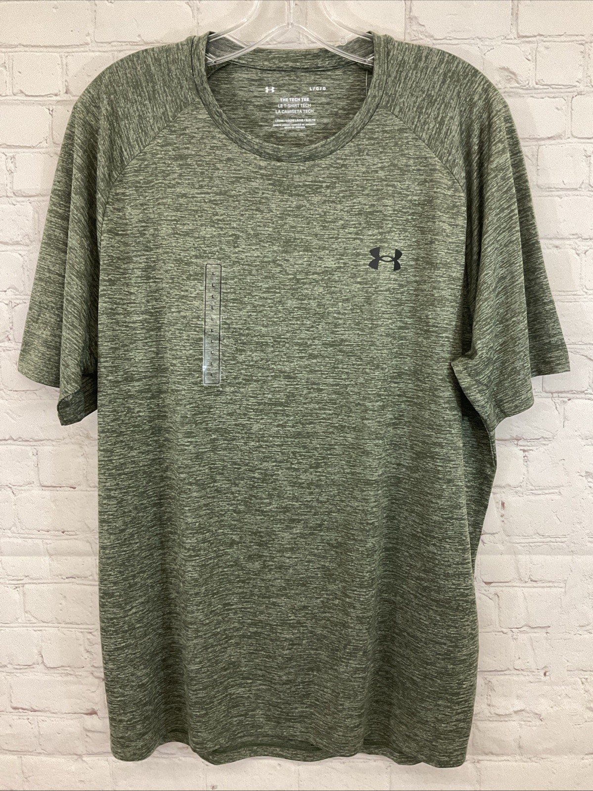 Under Armour 1326413 Tech 2.0 Short Sleeve T-Shirt Marine Green Black L Large