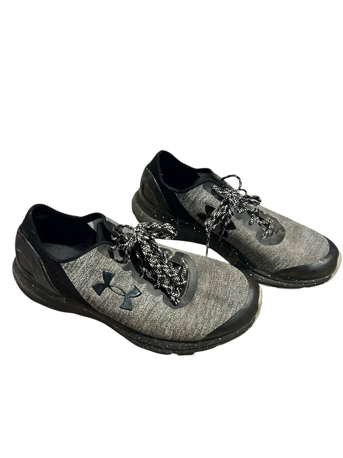 Under Armour Charged Escape Mens Black and Gray Running Shoes Sneakers Size 10