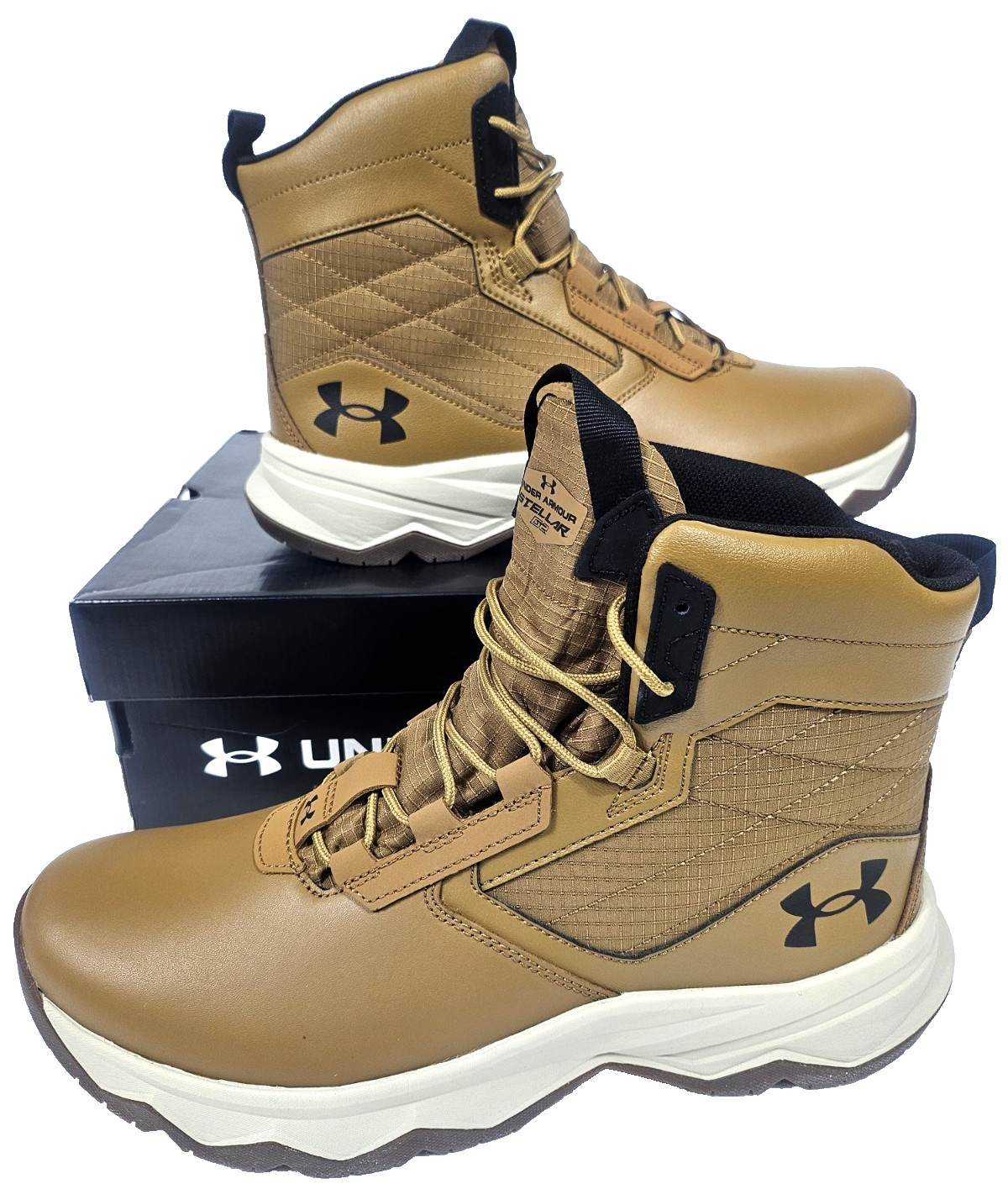 Under Armour UA Stellar G2 6″ Size 11 Tactical Boots Brown 3025578-200