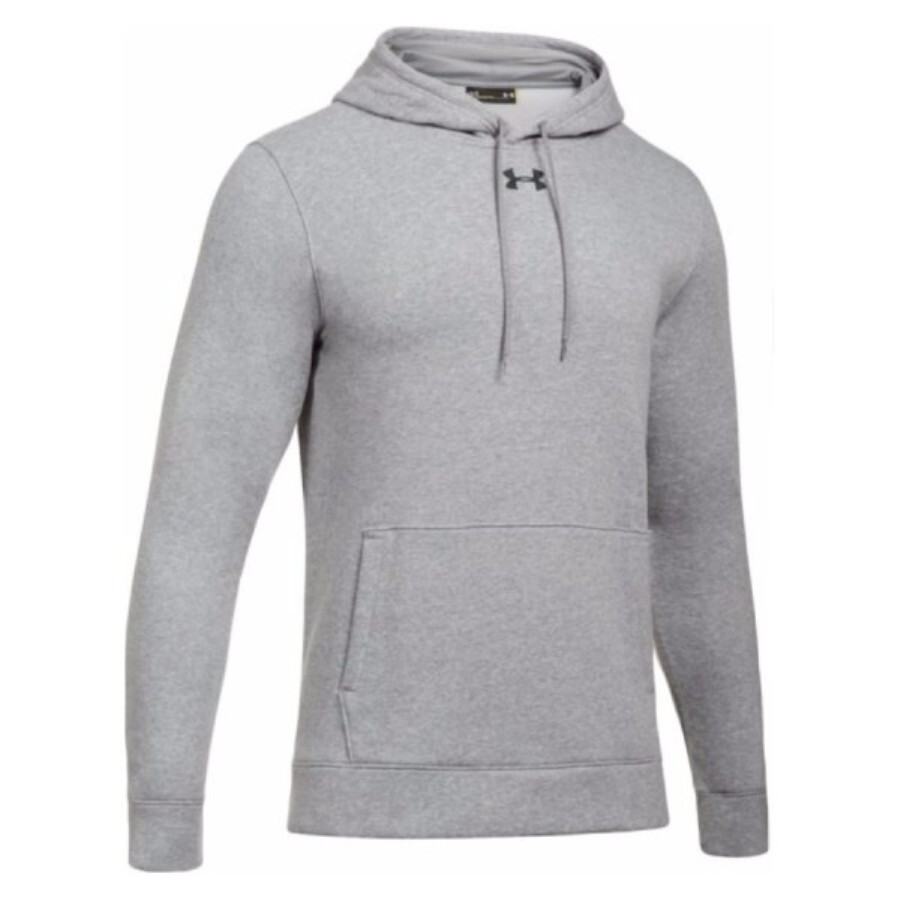 Under Armour Men’s True Grey Heather Hustle Fleece Hoodie-Our Price:$34.95-37.95