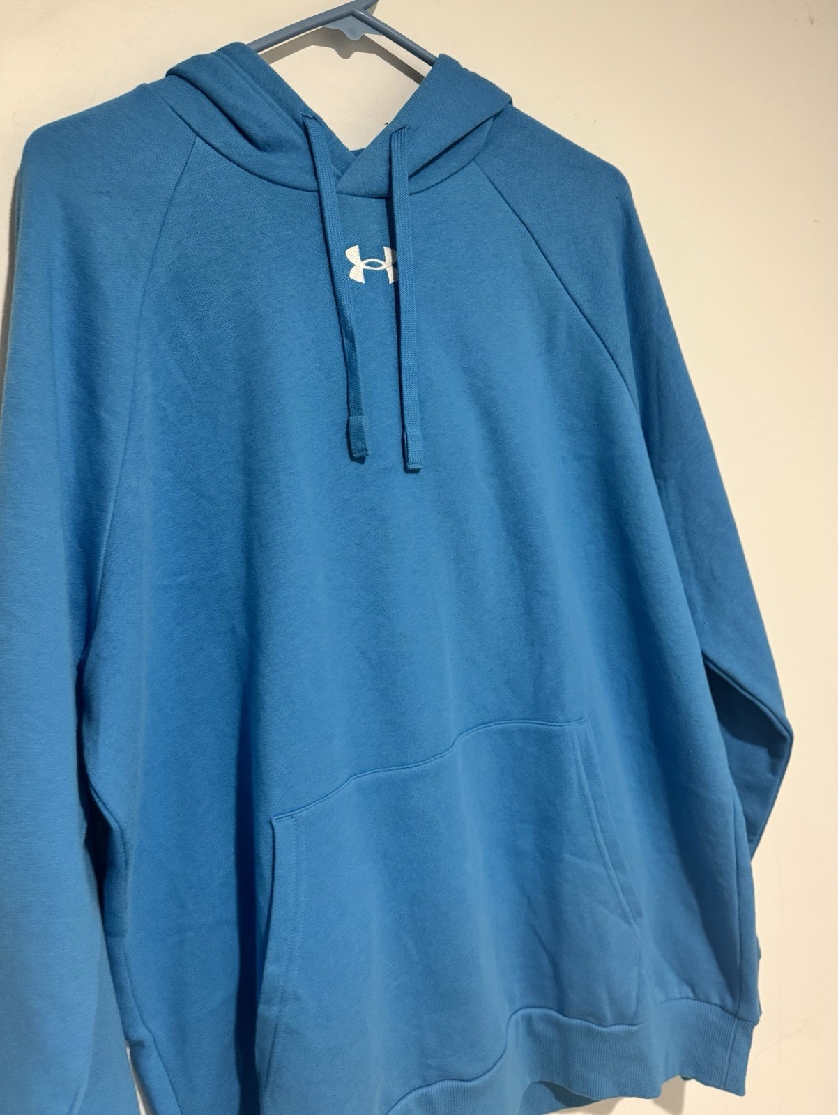 Under Armour Men’s Rival Fleece Hoodie in Ether Blue