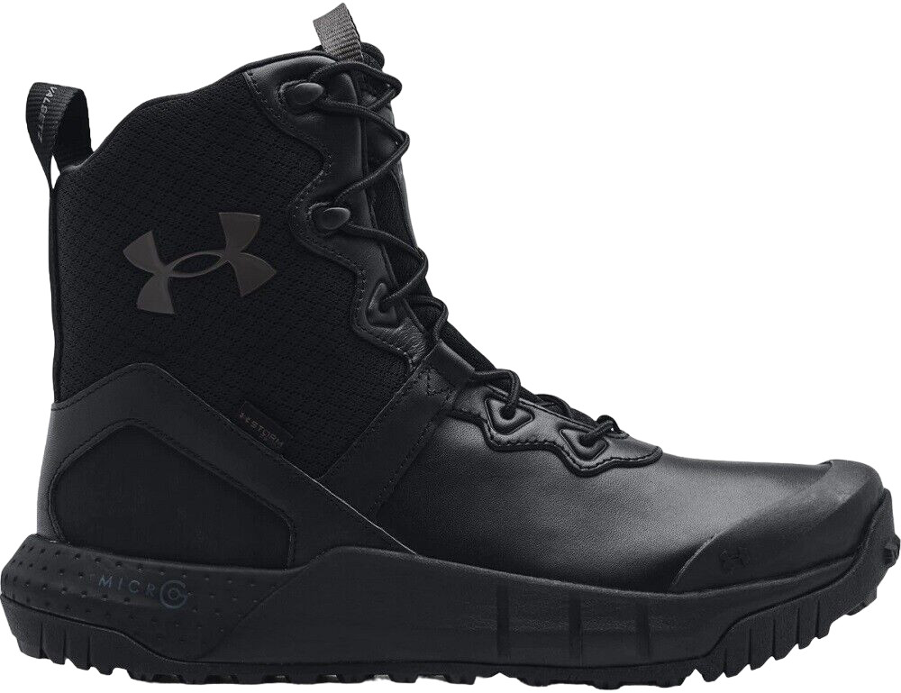 UNDER ARMOUR Mens Micro G Valsetz Waterproof 8″ Tactical Combat Boot 3024266-001