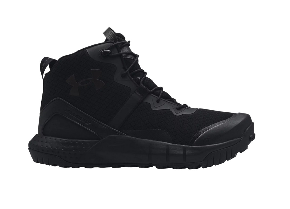 UNDER ARMOUR BLACK MENS BOOT UA MICRO G VALSETZ MID 3023741-001