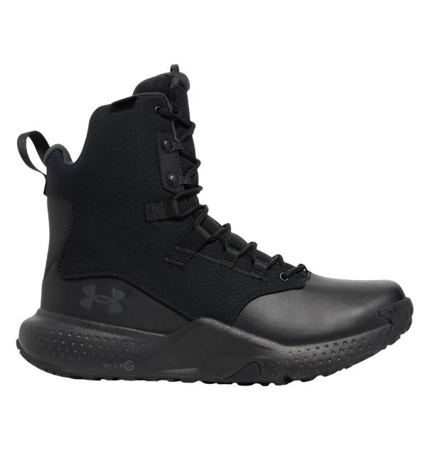 UNDER ARMOUR MENS BLACK BOOTS UA MICRO G STELLAR ZIP WP 3028314-001