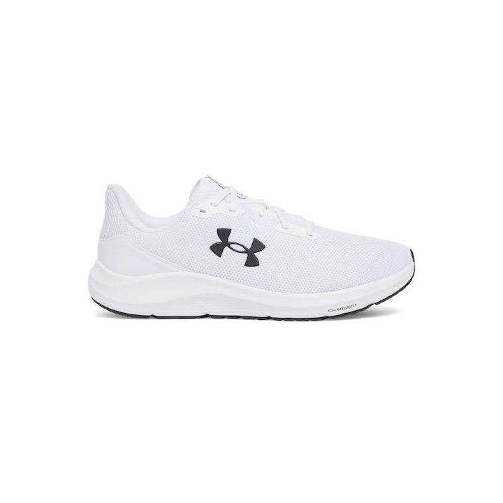 Under Armour Charged Pursuit 4 Mens Running Shoes 11 White Black 3028254-100