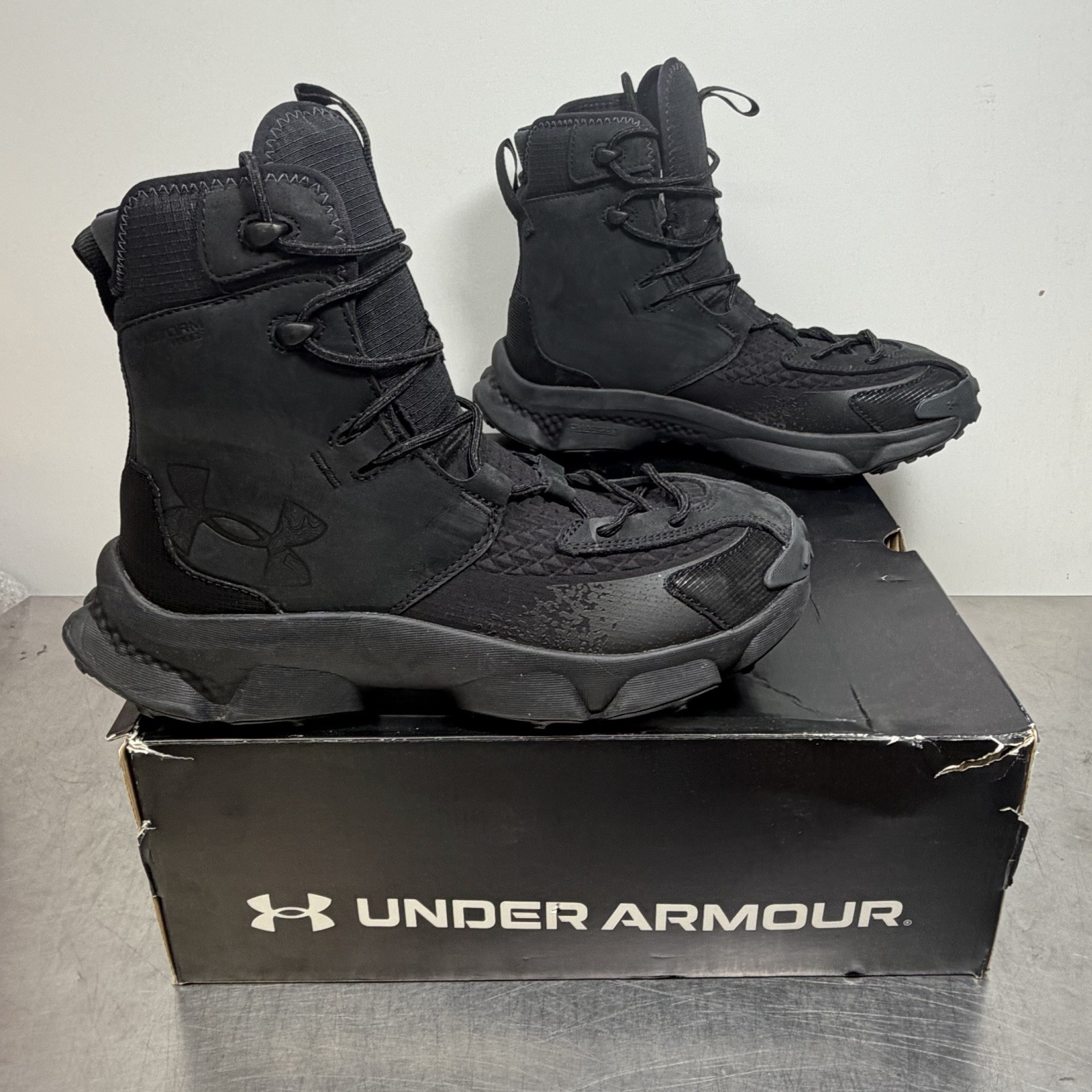 Under Armour Men’s Sz 10 D – Expanse Reaper Waterproof Tactical Boots, Black