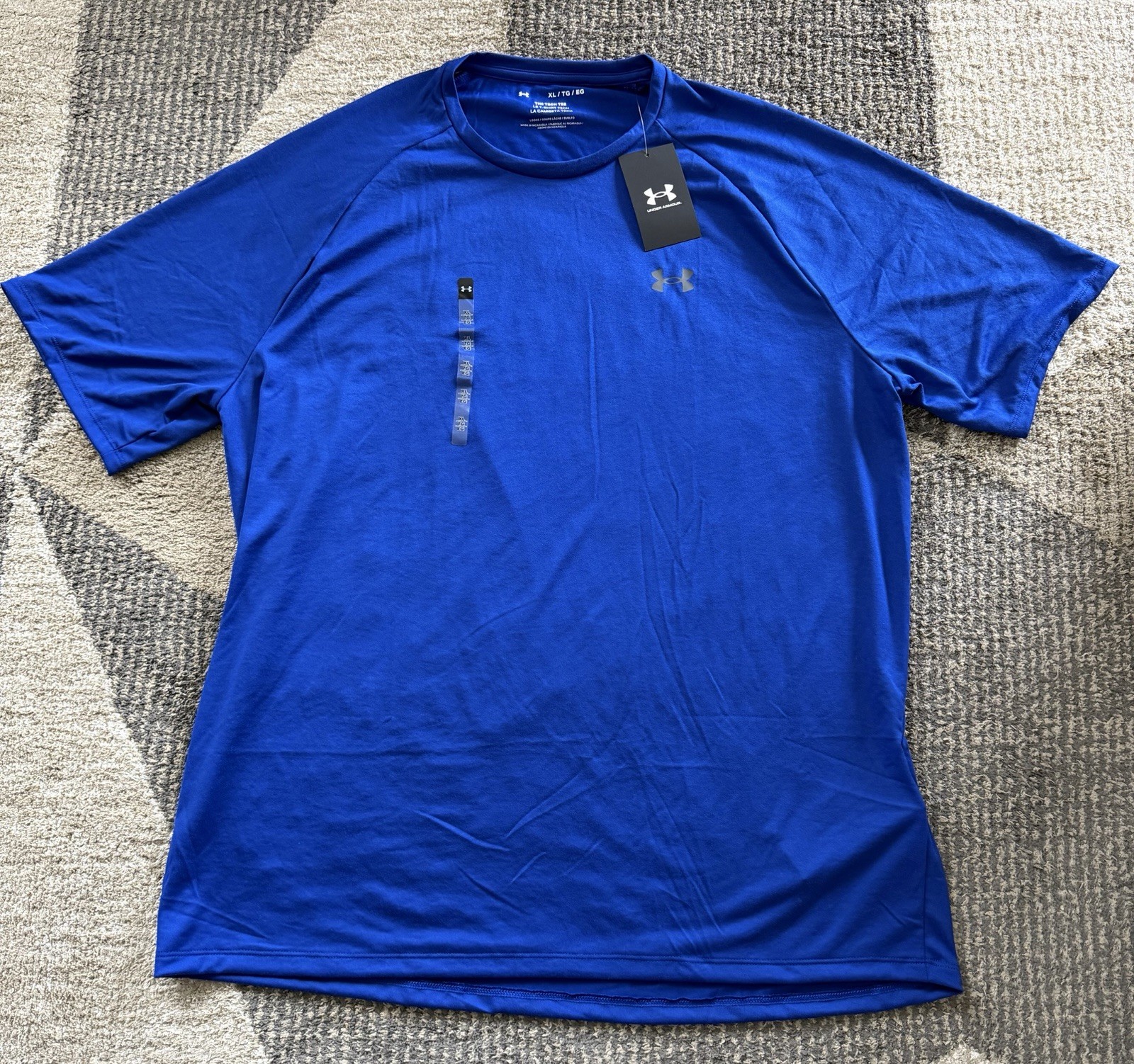 Men’s Under Armour Tech 2.0 T Shirt Blue Sz XL NWT