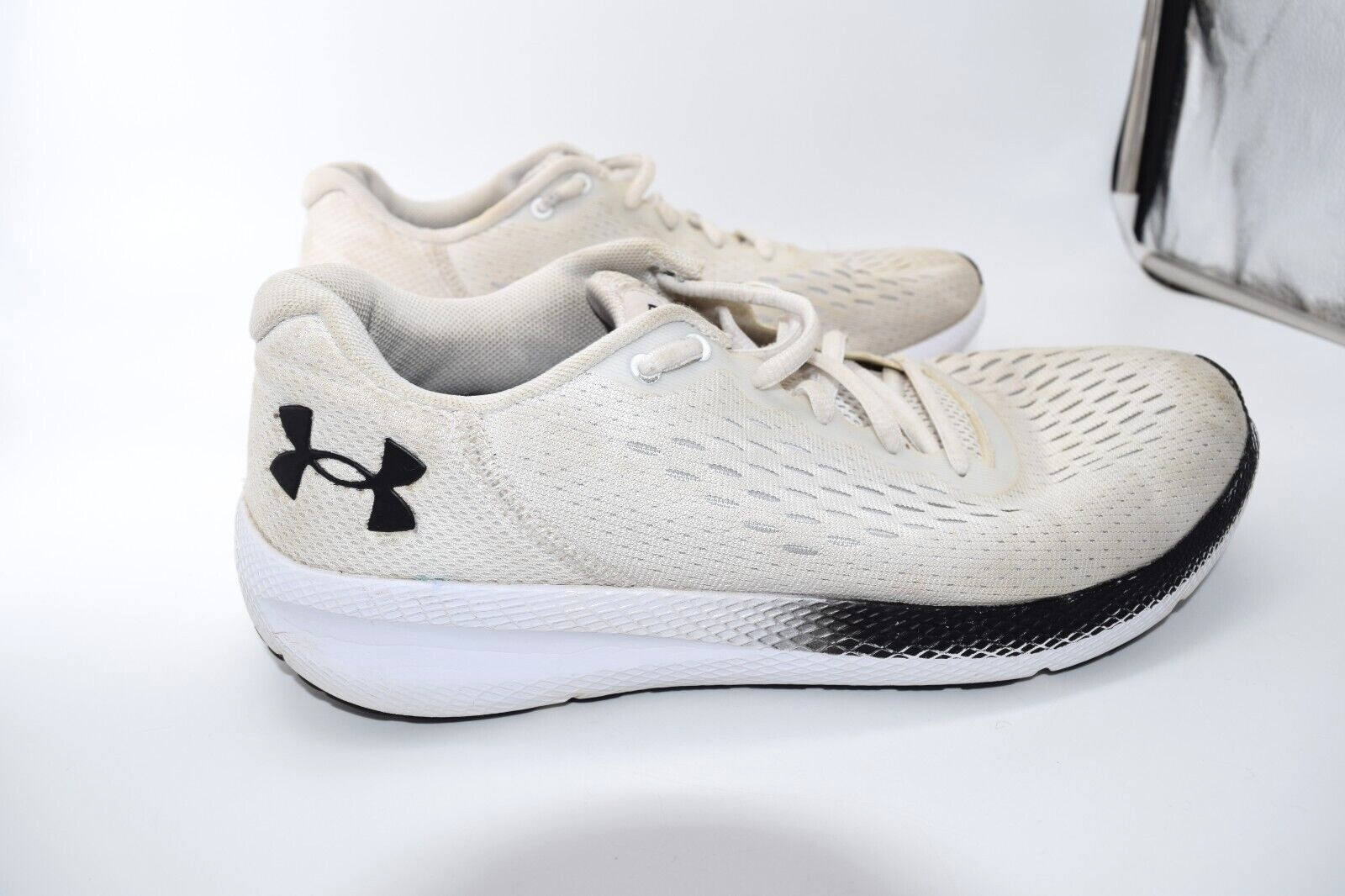 Under Armour Men’s Charged Pursuit 2 SE 3023865-100 Ivory Running Shoe Sneaker 8
