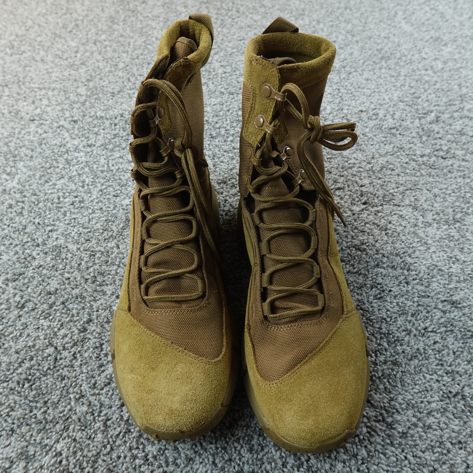 NEW Under Armour Boots Mens 10.5 Coyote Brown Tan UA Charged Loadout 8″ Tactical