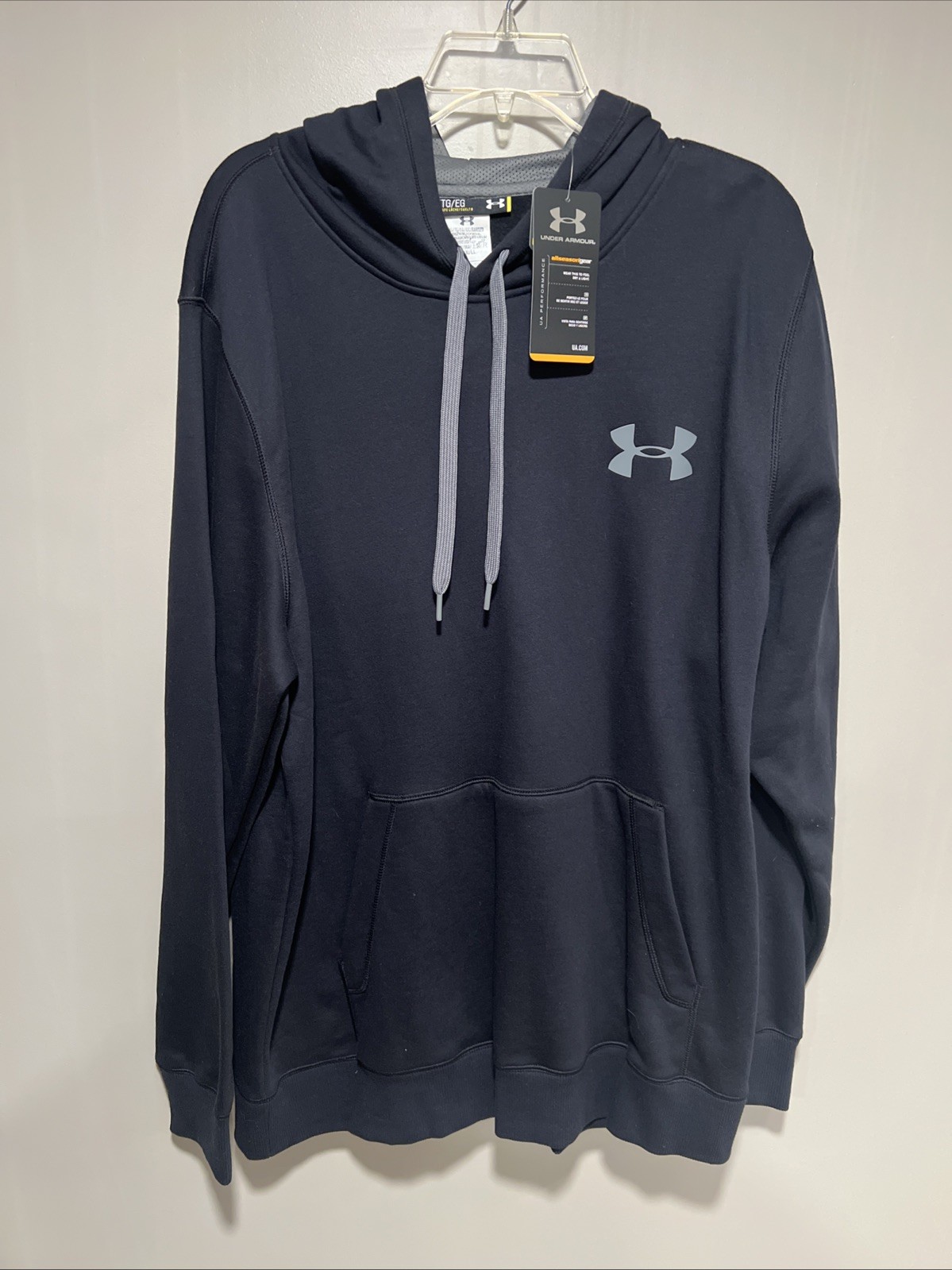Under Armour Essential  Fleece Hoodie Mens XL  Dark Blue NWT