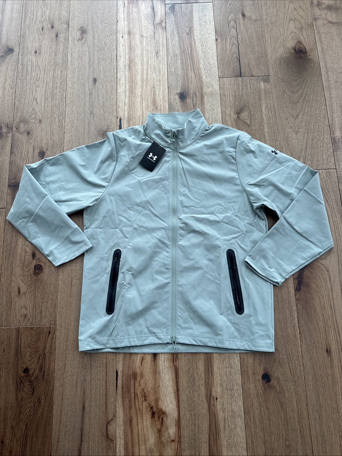NEW NWT UNDER ARMOUR UA UNSTOPPABLE NON-HOODED FULL-ZIP JACKET LARGE 6003087-348
