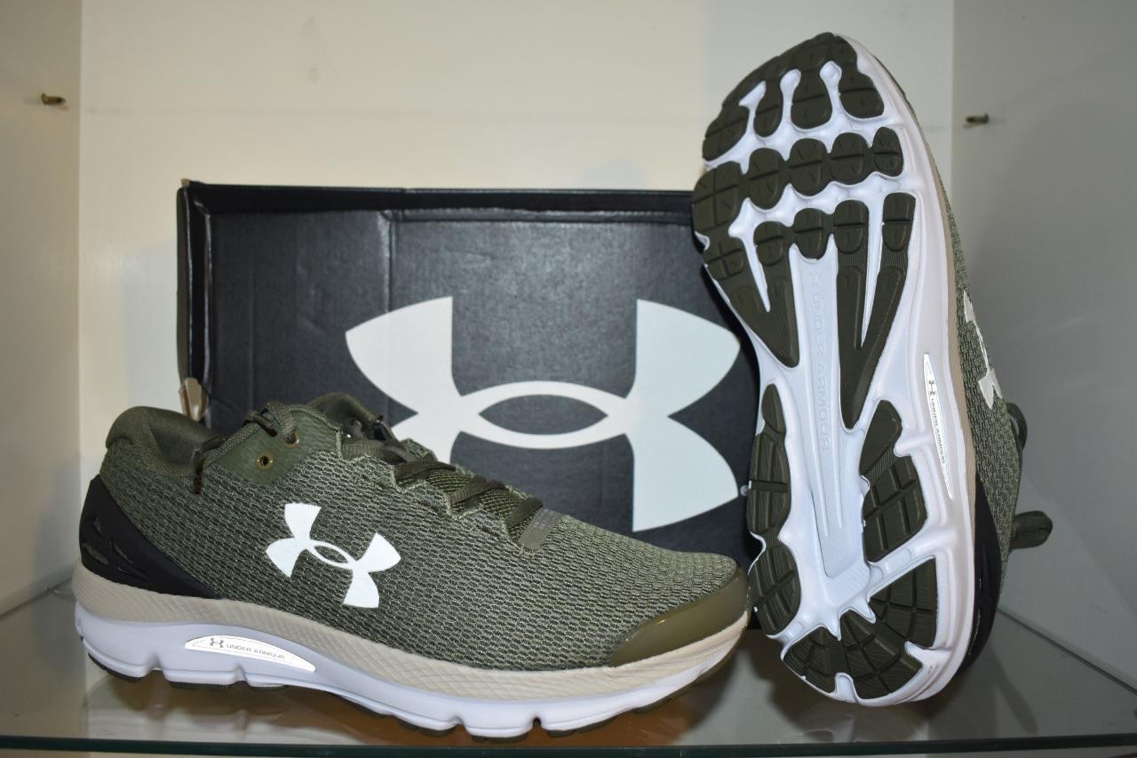 Under Armour Men’s UA Charged Gemini Running Shoes 3026501 390 Green NIB