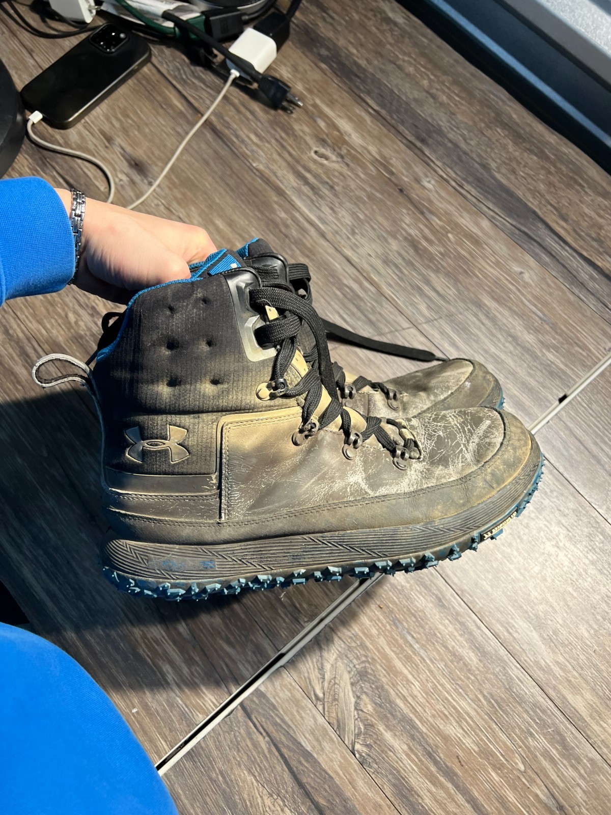 Under Armour Boots Men 10.5 Michelin  Tactical Hiking Trail Art1299193-002