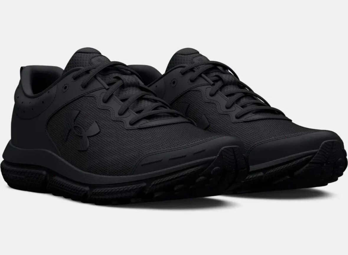 Under Armour Charged Assert 10 Running Shoes Training Blackout Size 10.5 NIB