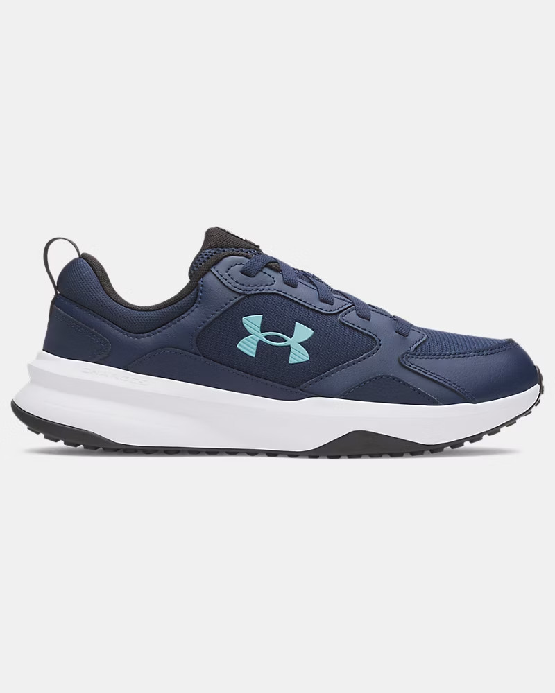 UA Charged Edge Men’s Training Shoes-Academy / White / Blue Haze-SALE