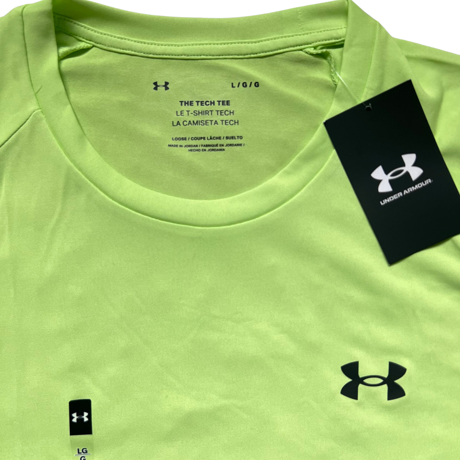 Under Armour Men’s Large Morph Green Athletic Training UA Tech 2.0 T-shirt