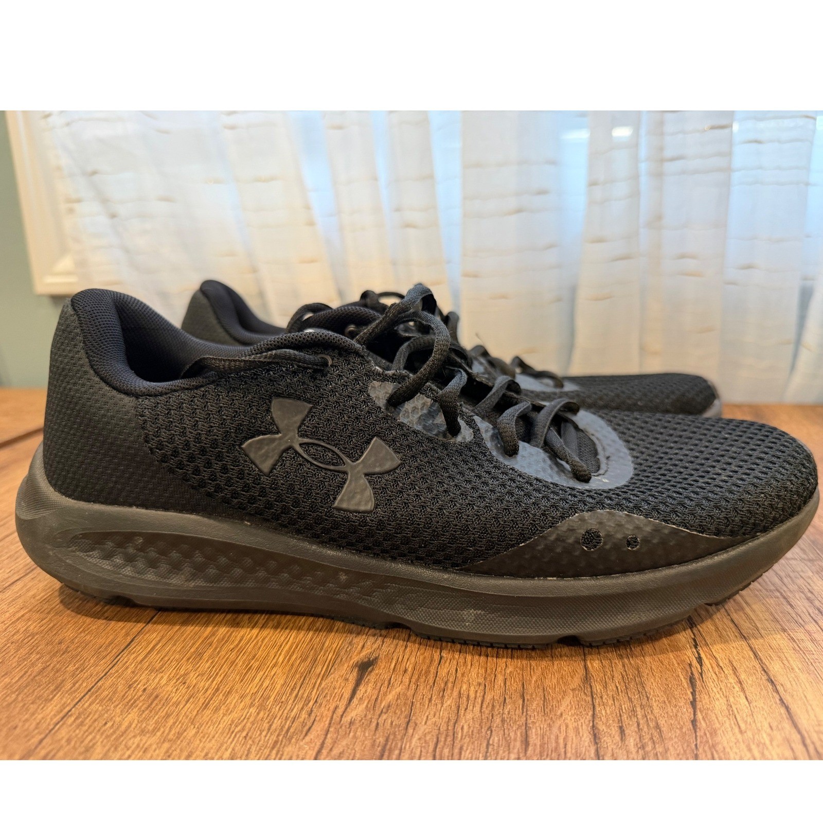 Under Armour Charged Pursuit 3 Black Running Shoes Men’s Size 10