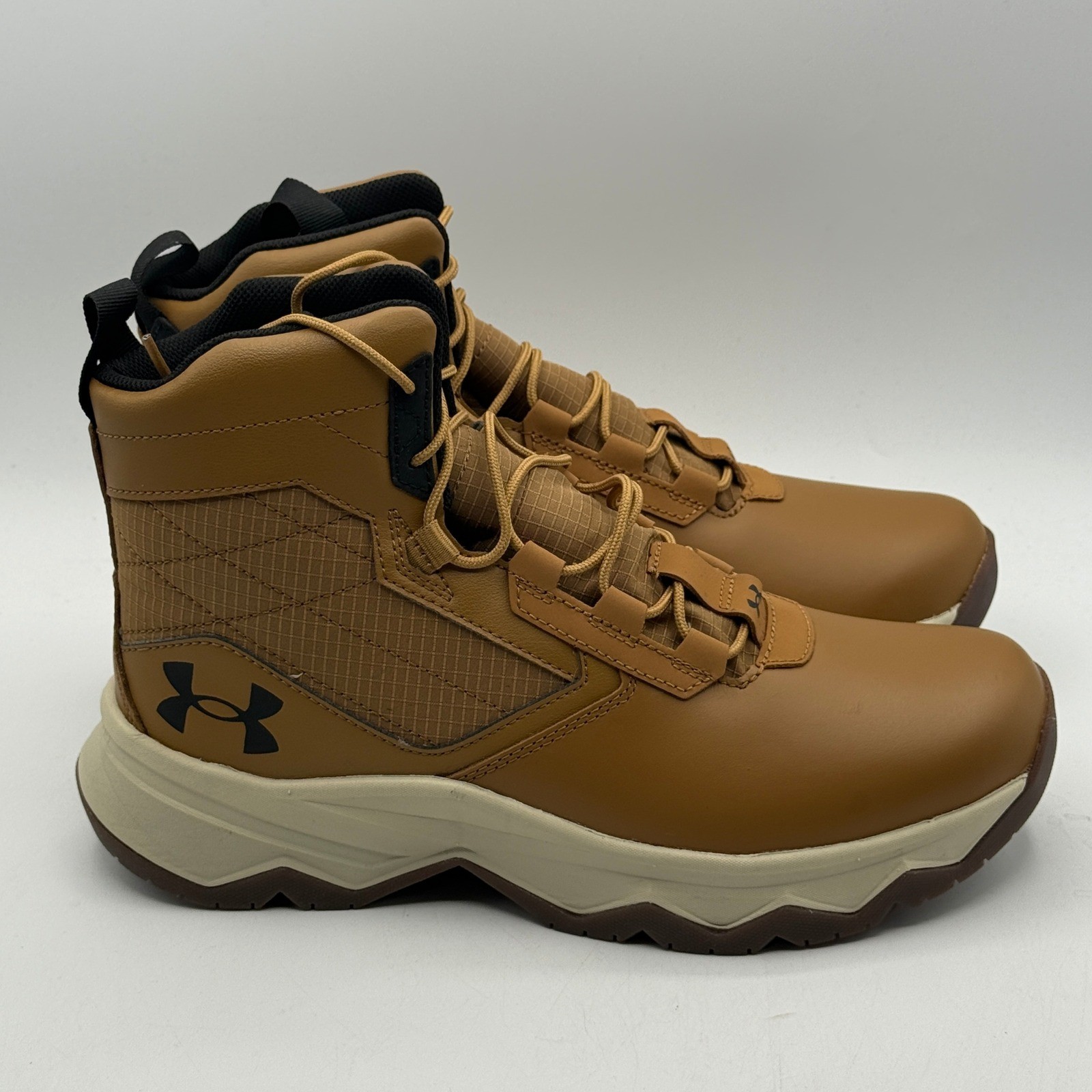 Under Armour Stellar G2 6″ Boots Men Size 8.5 Brown Tactical Work 3025578-200