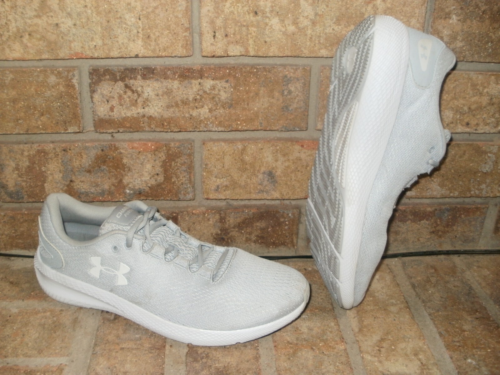 New Under Armour Charged Pursuit 2 Running Shoe/Gray 3022604 101 10 B MSRP$70