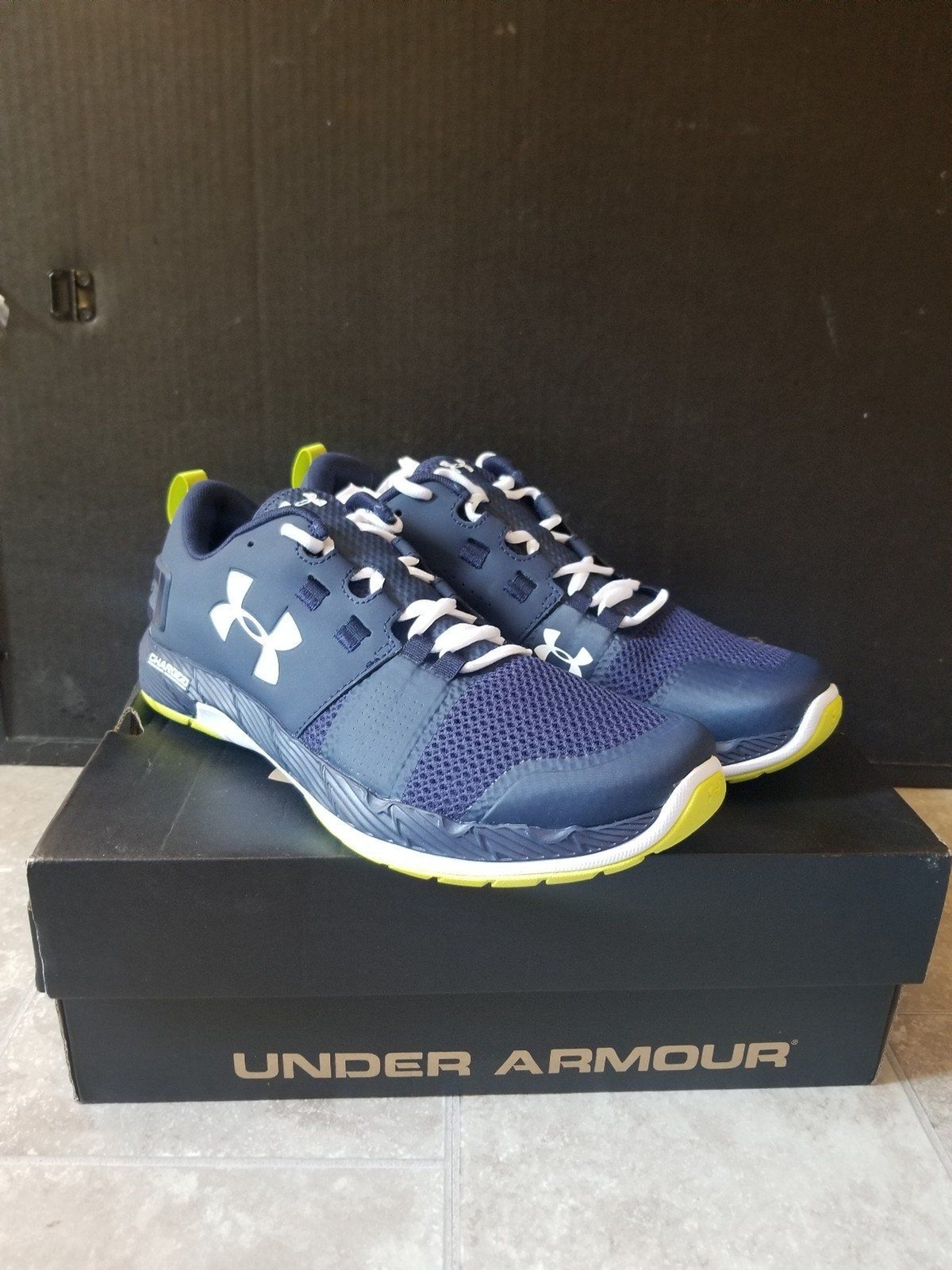 New Under Armour Ua Commit Tr Fitness Shoes br Navy Blue green 11 45 1285704-400