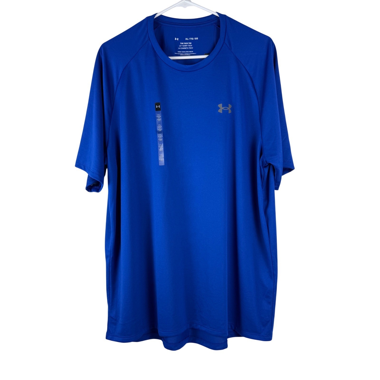 Under Armour UA Tech 2.0 Tee Mens XL T-Shirt Blue Sportswear Active Athletic NEW